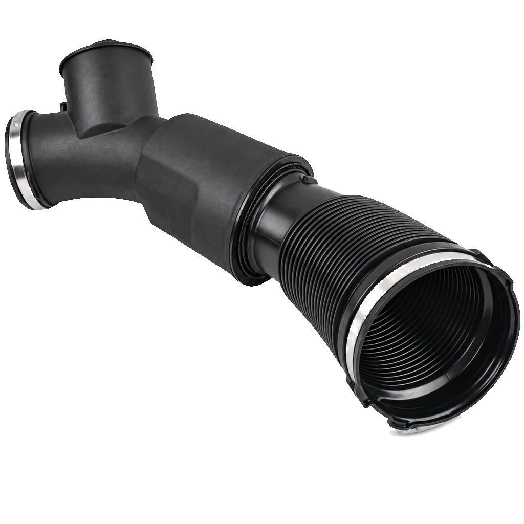White-background air intake hose for German-vehicle applications