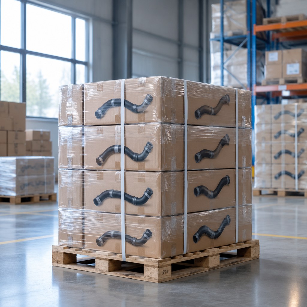 Packing and export preparation of air intake hoses