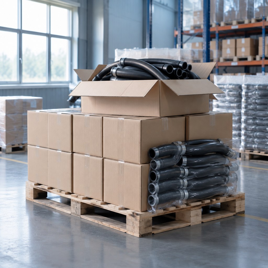 Packing and export preparation of air intake hoses