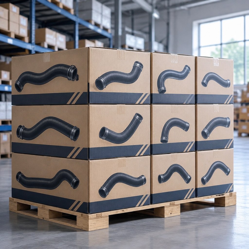 Packing and export preparation of air intake hoses
