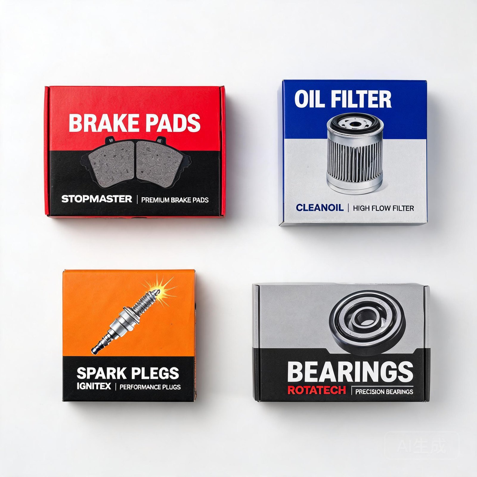 Traditional manual packaging warehouse management for auto parts: chaotic, error-prone, and inefficient with mismatched color boxes