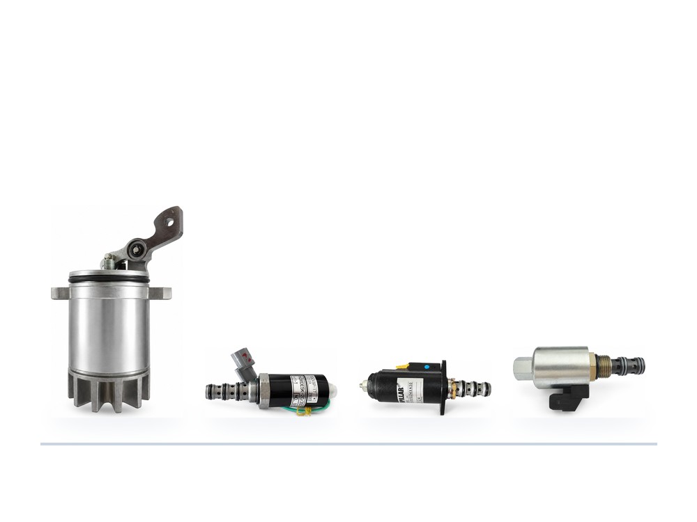 Proportional solenoid valves and hydraulic valve families