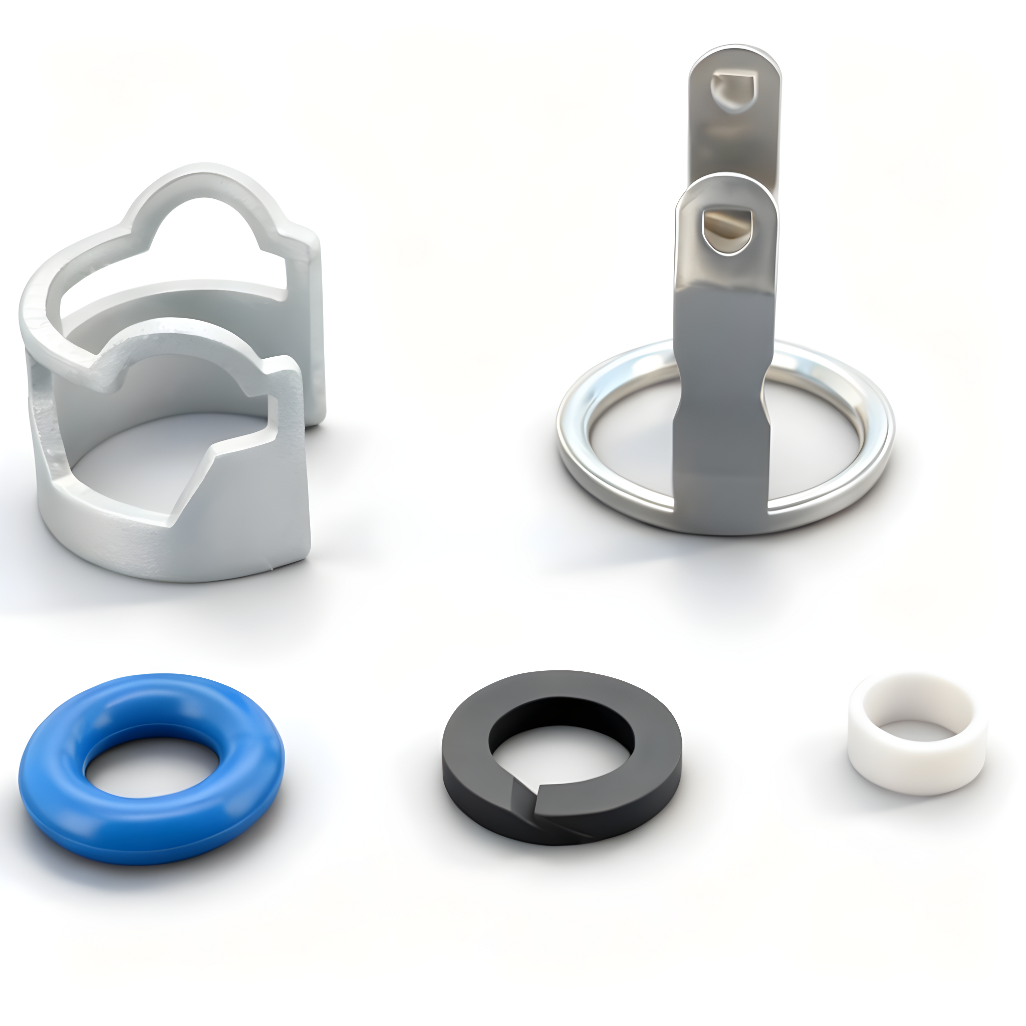 6x ELRING KLINGER 06E998907G Fuel Injector Seal Kit For Audi A4 Quattro Volkswagen