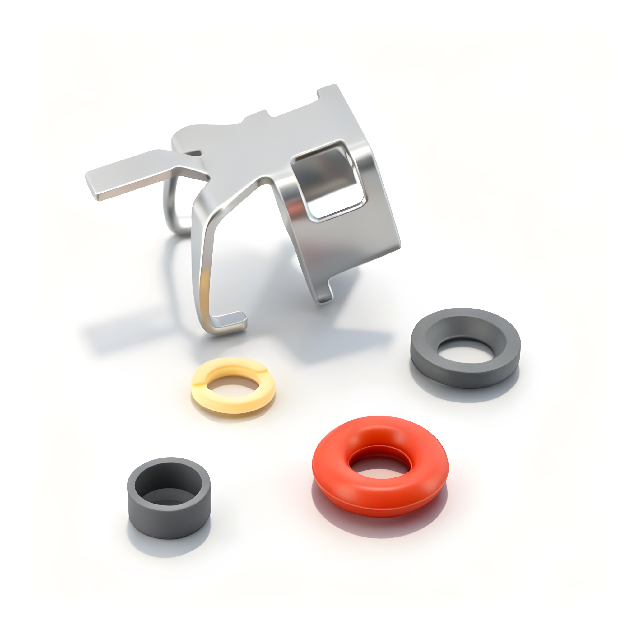 4x ELRING KLINGER 31669665 Fuel Injector Seal Kit for Volvo XC60 XC90 S60 S90 XC40