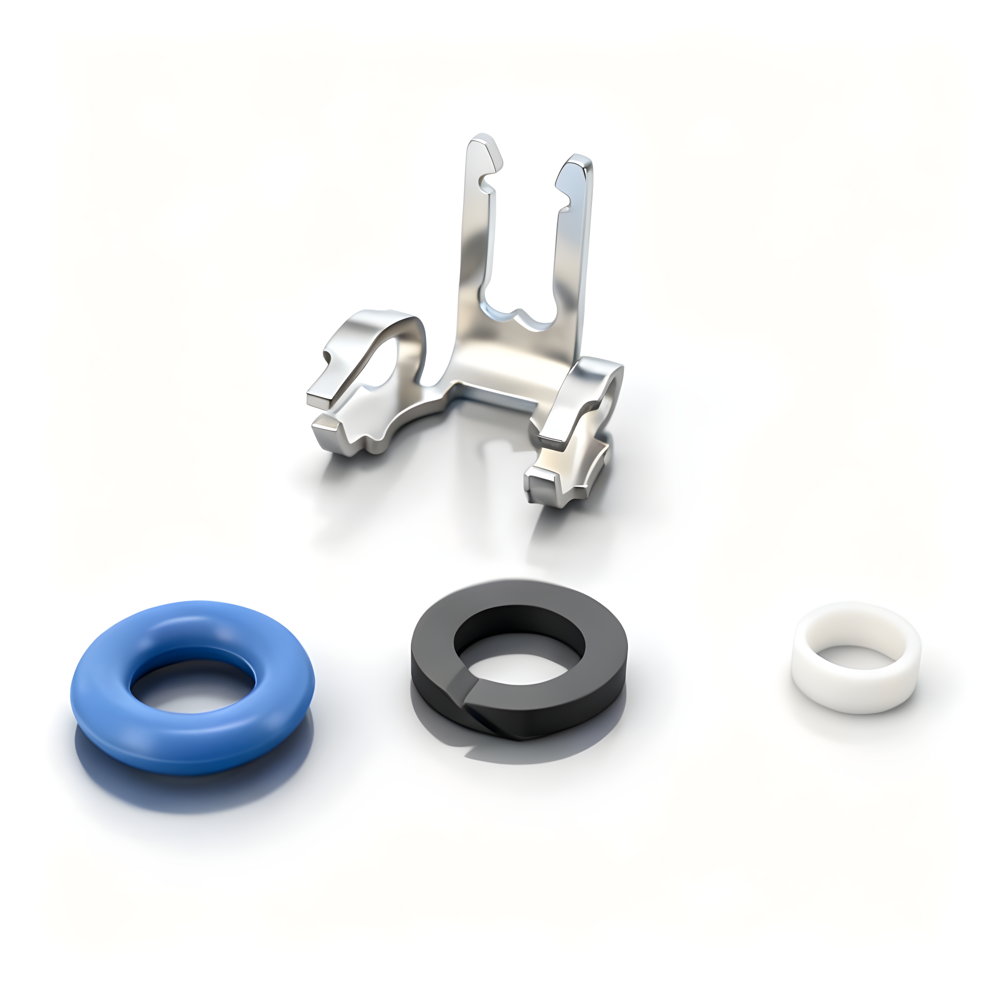 Fuel Injector Seal Repair Kit Compatible with W204 C204 C180 C200 W212 A207 E200 E260 SLK200 Model 2710720043 A2710720043
