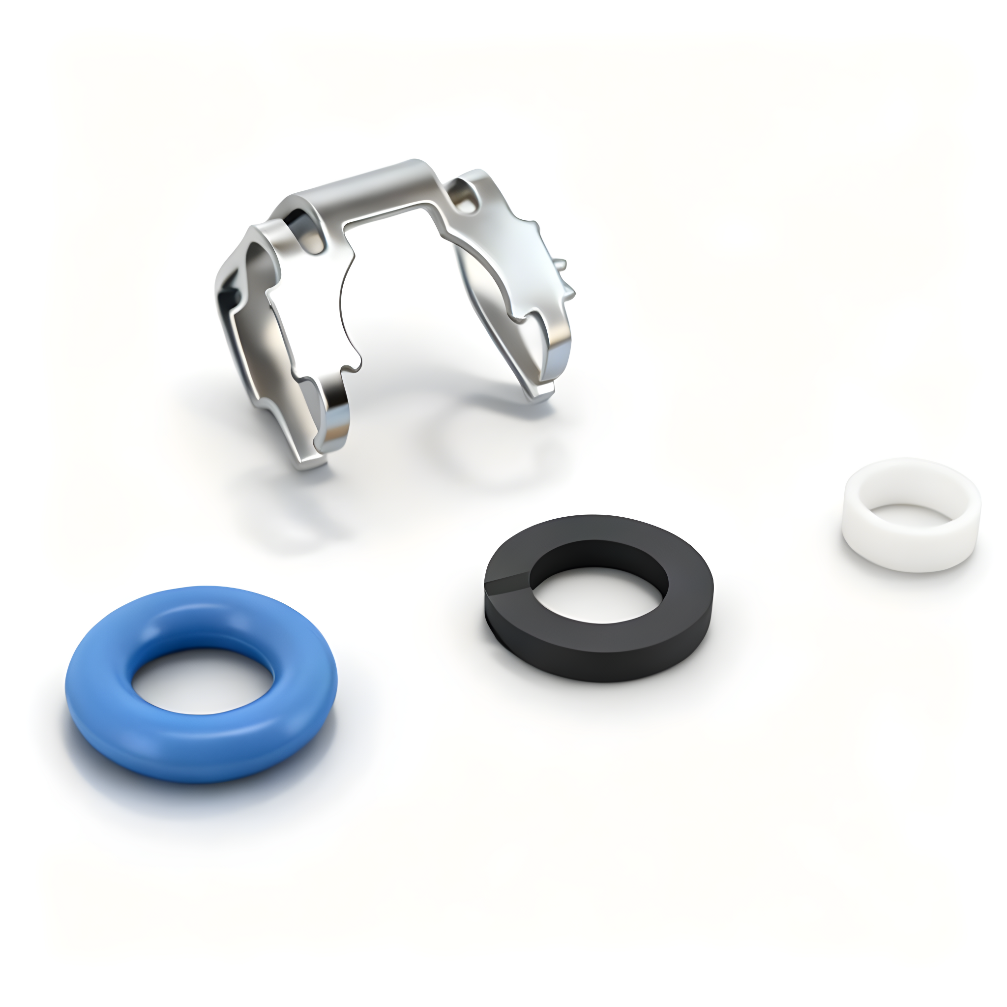 Fuel Injector Seal Repair Kit Compatible with W204 C204 C180 C200 W212 A207 E200 E260 SLK200 Model 2710720043... - image 2