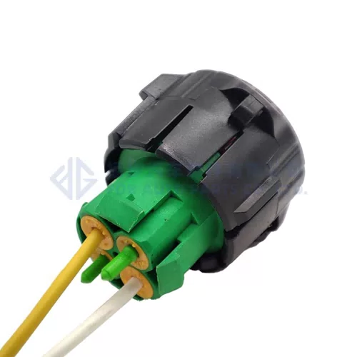 0090-082 ITT Type Automobile Female Connector DIN Wiring Plug Grey Green APD Cable Installation Socket 121583-0002 - image 4