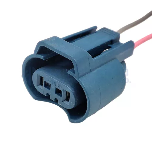 0090-085 Female Adapters Wiring Harness Sockets with 4Inch Wire Pigtails Compatible With Headlights or Fog Lights Use - image 2