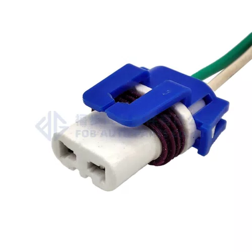 0090-090 9005 HB3 Ceramic Socket Wire Harness Connectors for Headlights or Fog Light 2PCS - image 2