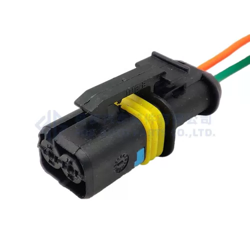 0090-113 1 Set 2 Pin Motor start relay plug automobile waterproof Lear female connector for B-osch 182860000 - image 2