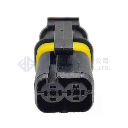 0090-113 Set of 2 Pin Motor Start Relay Plug Automobile Waterproof Lear Female Connector for Bosch 182860000 1 Set