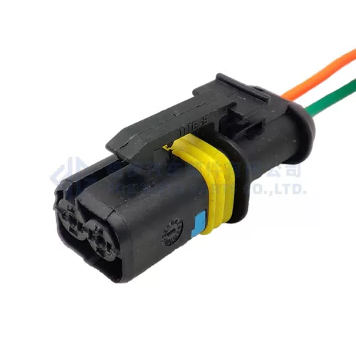 0090-113 Set of 2 Pin Motor Start Relay Plug Automobile Waterproof Lear Female Connector for Bosch 182860000 1 Set - image 2