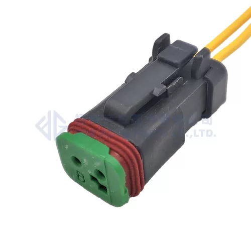 0090-167 excavating machinery Heavy Industry Machinery headlight boom light Wire Harness Plug DT06-2S DT04-2P A B C... - image 2