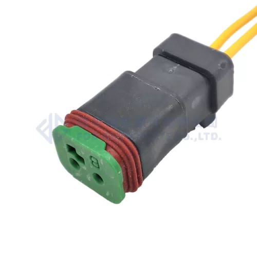 0090-167 excavating machinery Heavy Industry Machinery headlight boom light Wire Harness Plug DT06-2S DT04-2P A B C... - image 6