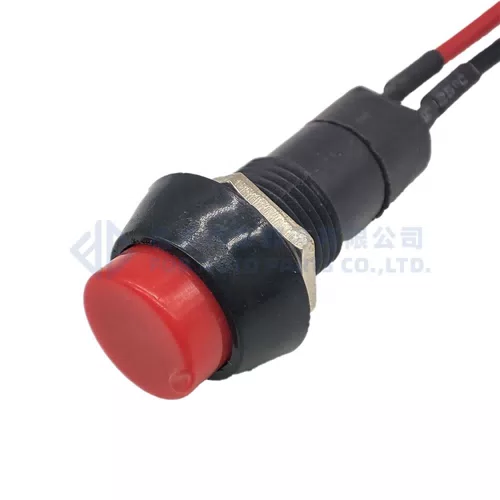 0090-169 DC 12V 2 Wires Momentary Action Press Push Button Switch for Car Vehicle - image 2