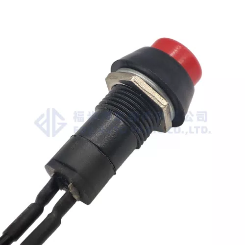 0090-169 DC 12V 2 Wires Momentary Action Press Push Button Switch for Car Vehicle - image 4