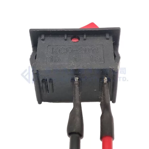 0090-203 1pcs Push button switch waterproof small car circuit wire speaker electrical mini boat shape round line - image 3
