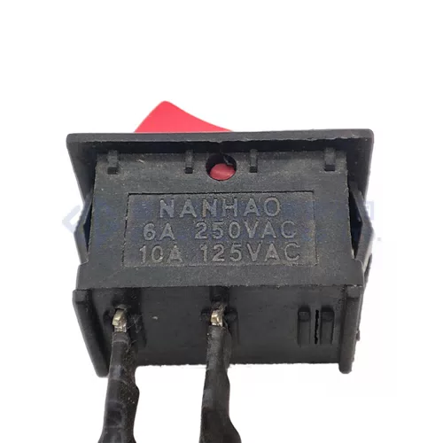 0090-203 1pcs Push button switch waterproof small car circuit wire speaker electrical mini boat shape round line - image 6