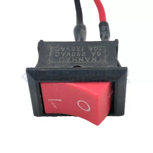 0090-203 1pcs Small Mini Boat Shape round Line Push Button Switch Waterproof Electrical Circuit Wire Speaker for... - image 5