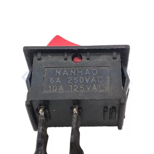 0090-203 1pcs Small Mini Boat Shape round Line Push Button Switch Waterproof Electrical Circuit Wire Speaker for... - image 6
