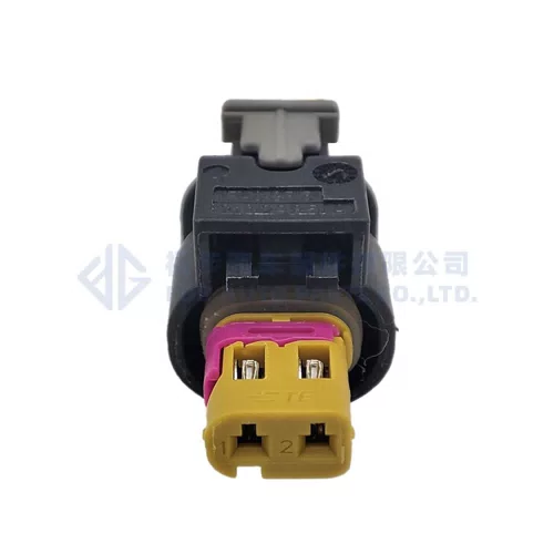 0090-207 Male Female Side Impact Sensor Plug Injector Auto Waterproof Connector For VW Audi 4F0973702A 4F0 973 702 A 2-1703498-3