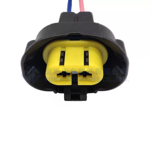 0090-222 2 pin car waterproof connector headlight fog light harness plug for N-issan Teana Qashqai Tiida H7 H8 H9... - image 5