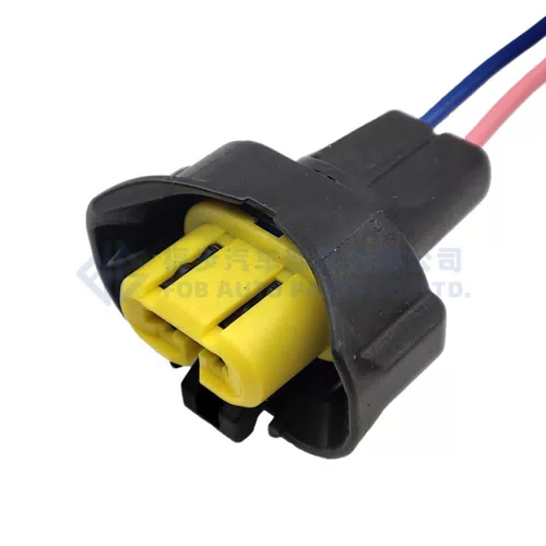 0090-222 2 pin car waterproof connector headlight fog light harness plug for N-issan Teana Qashqai Tiida H7 H8 H9... - image 6