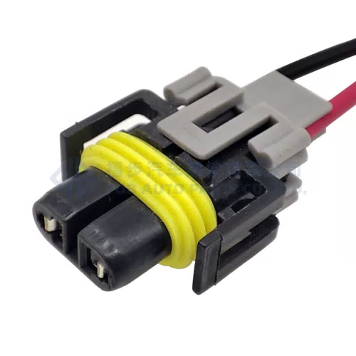 0090-236 2 Pins Automotive Female Male Sealed Connector Fog Lamp Light Socket H11 H8 H9 Xenon Plug 12124819... - image 2