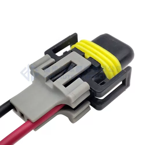 0090-236 2 Pins Automotive Female Male Sealed Connector Fog Lamp Light Socket H11 H8 H9 Xenon Plug 12124819... - image 3