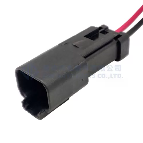 0090-249 Auto Waterproof Connector excavator headlight boom light Wire Harness pigtail Plug DT06-2S - image 2