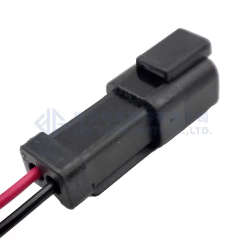 0090-249 Auto Waterproof Connector excavator headlight boom light Wire Harness pigtail Plug DT06-2S - image 3