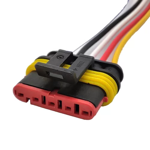 Tc 105.1088 282089-1 5Way Flashlight Rear Lantern Connector Plug Harness For Randon War - image 2