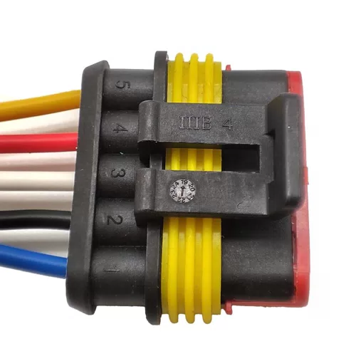 Tc 105.1088 282089-1 5Way Flashlight Rear Lantern Connector Plug Harness For Randon War - image 6