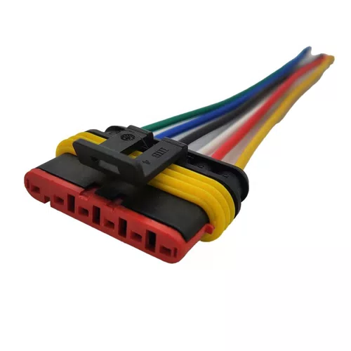 282090-1 6 Way Electric Lock Plug Connector Harness For Fiat Palio Tc 106.1089 - image 5