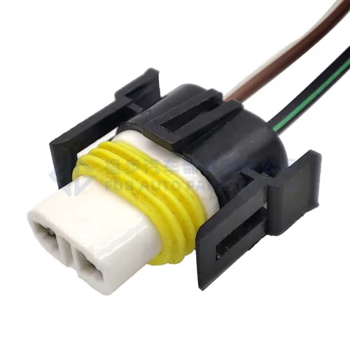 0090-268 DC 12V Ceramic Car H11 Headlight Fog Lamp Wiring Harness Socket Connector - image 2