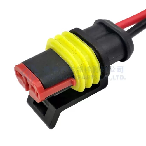0090-272 2 Pin way Female Male 282104-1 282080-1 Waterproof Electrical Automotive Connector Plug For car - image 2
