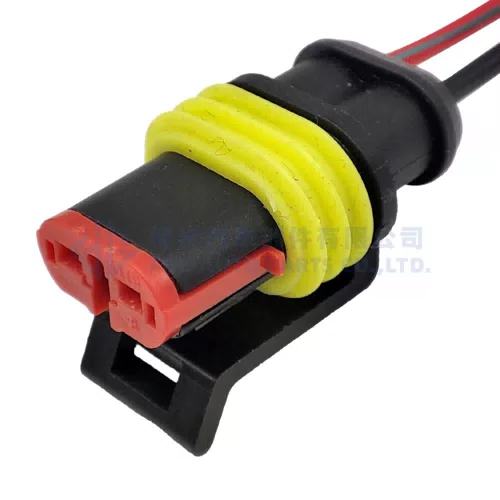 0090-290 Male Female Super Seal Waterproof Electrical Automotive Connector Plug For car 282104-1 282080-1 with 15cm... - image 6