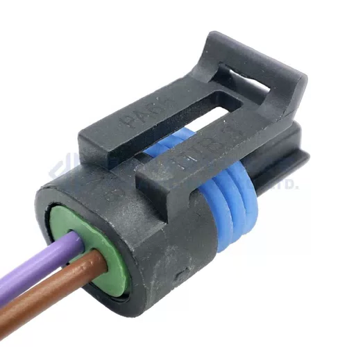 0090-296 Manifold Intake Air Temp IAT MAT ACT Sensor Car Connector Plug With Pigtail For 12162197 with 20cm 20AWG - image 4