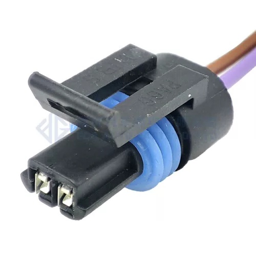0090-296 Manifold Intake Air Temp IAT MAT ACT Sensor Car Connector Plug With Pigtail For 12162197 with 20cm 20AWG - image 6