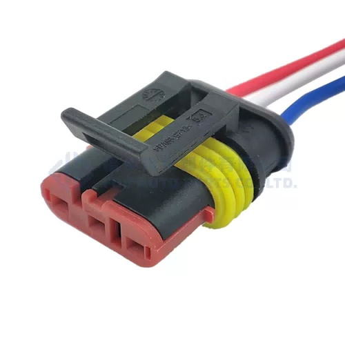 0090-345 Electric Automotive Connector sealed Waterproof Auto Plug With Terminals And Seals 282087-1 282105-1 - image 2