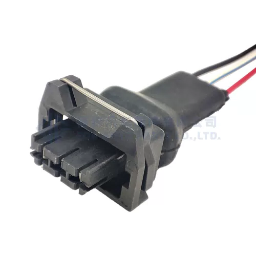 0090-376 OEM 3 Position Black Female ASS'Y 3 POS JPT Timer Connector 880666-1 - image 2