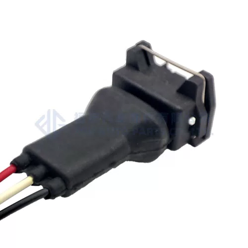 0090-376 OEM 3 Position Black Female ASS'Y 3 POS JPT Timer Connector 880666-1 - image 4