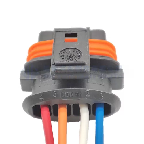 0090-451 1 set 4 Pin female Auto Sealed Automotive Connector For MAP Sensor Ora 368162-1 With 15cm 18AWG wire Protective - image 3