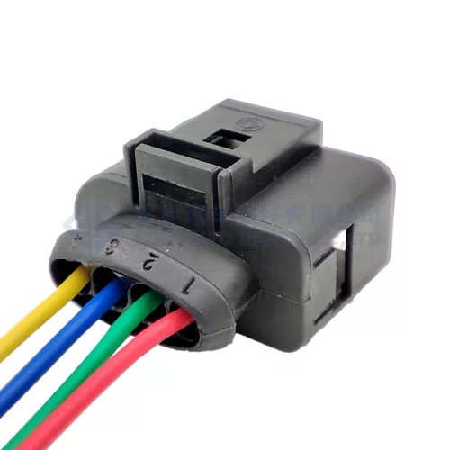 0090-472 Automotive waterproof connector Ignition Coil Wire harness Plug 8K0973724 For A4 A6 Q5 Q3 Golf Passat Bora... - image 4