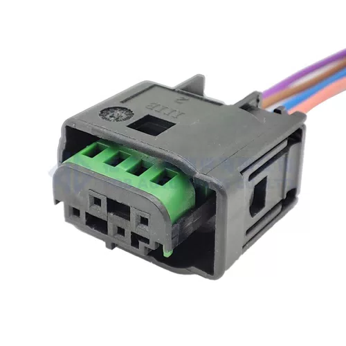 0090-487 1-967640-1 8E0 971 934 4 Pin Female Sealed Micro Quadlock System Series Connector - image 2