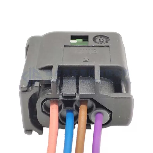 0090-487 1-967640-1 8E0 971 934 4 Pin Female Sealed Micro Quadlock System Series Connector - image 3