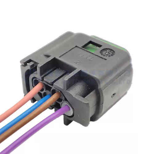 0090-487 1-967640-1 8E0 971 934 4 Pin Female Sealed Micro Quadlock System Series Connector - image 4