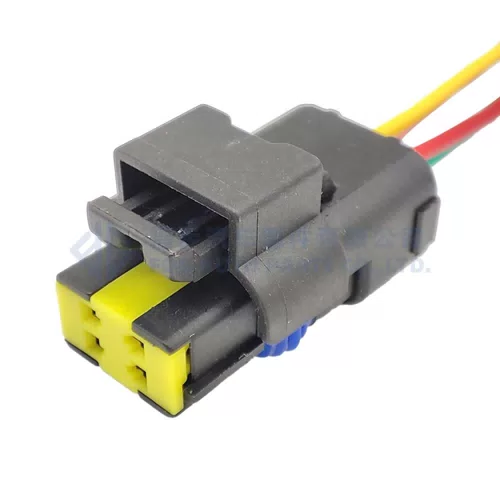 0090-498 WPT-1395 ALTERNATOR PLUG HARNESS CONNECTOR PIGTAIL FOR HONDA - image 2