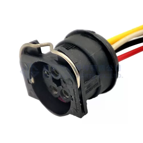0090-546 2PCS 5-Pin Headlight Wiring Harness Plug Connector Fits VW Passat B5 - image 2
