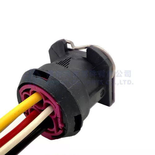 0090-546 2PCS 5-Pin Headlight Wiring Harness Plug Connector Fits VW Passat B5 - image 4